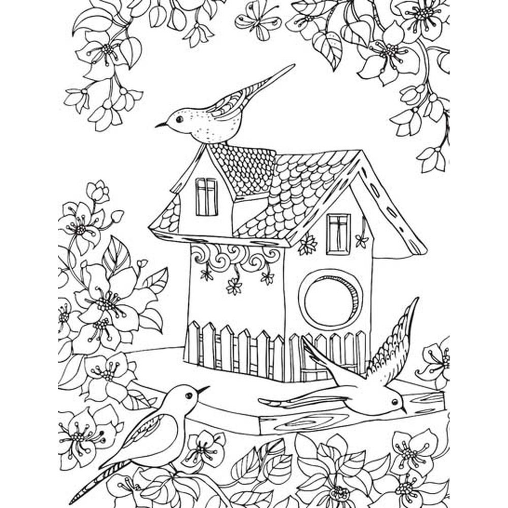 Countryside - Colouring Book For Adults