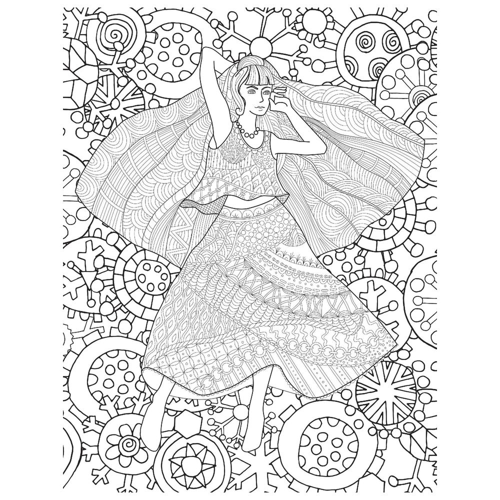 Fashion- Colouring For Peace & Relaxation