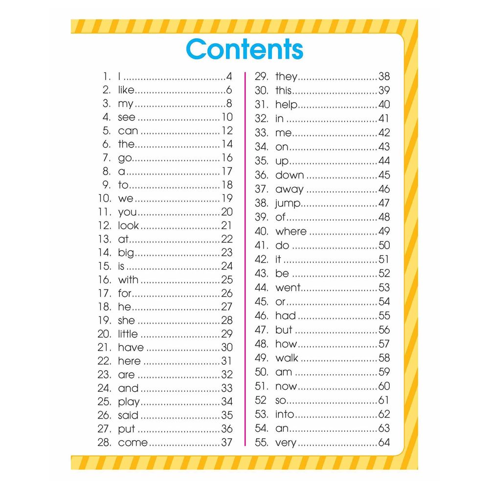 Very First Sight Words & Sentences Level - 1