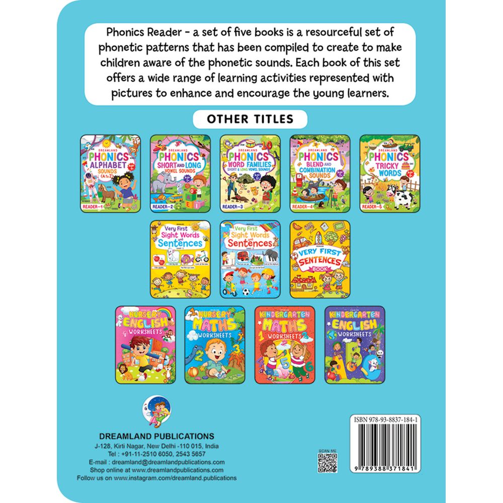 Phonics Reader Book - 1 - Alphabet Sounds A To Z