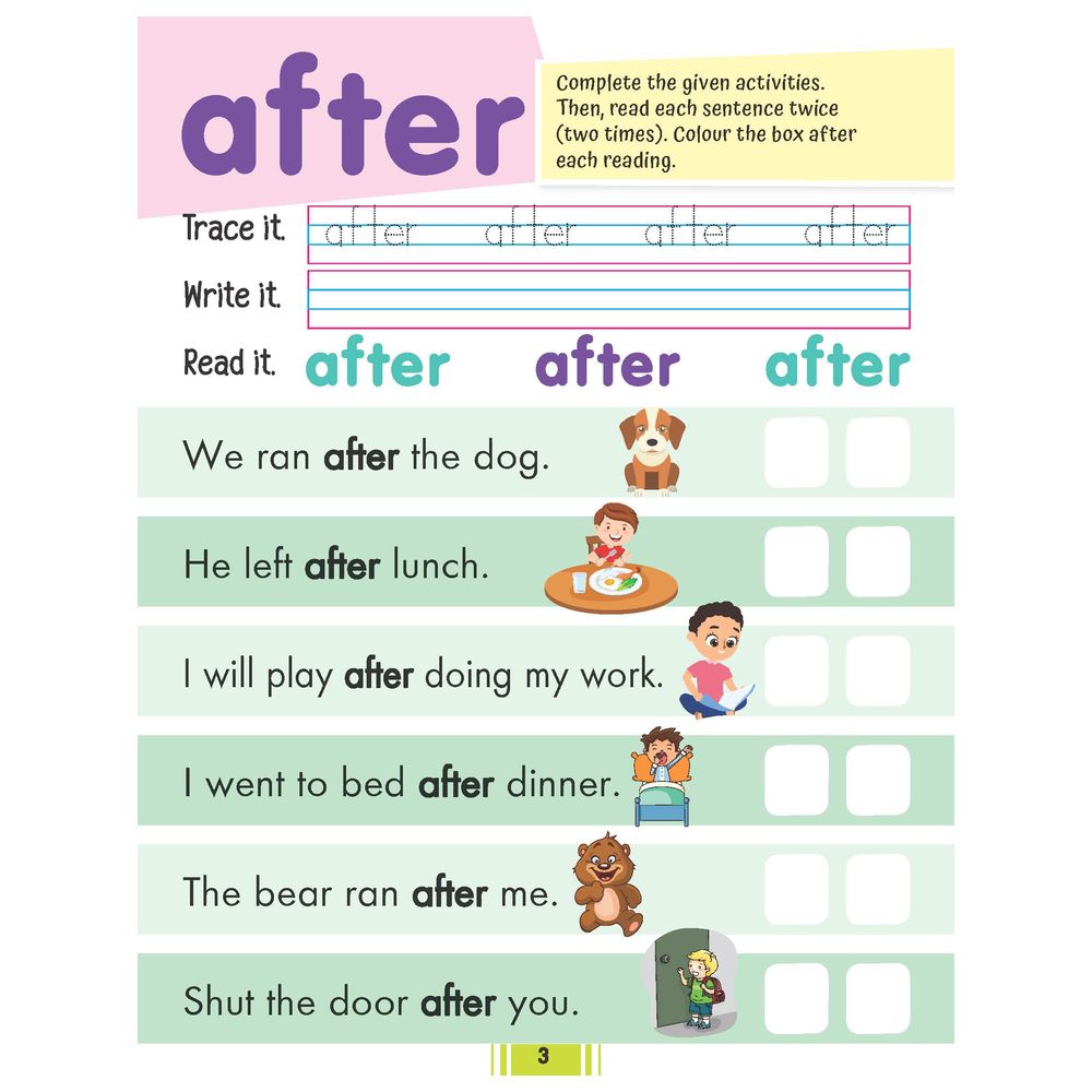 Fluency Sentences 3