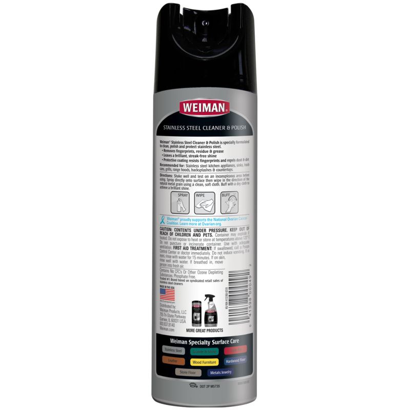 Weiman 17Oz Stainless Steel Cleaner Polish