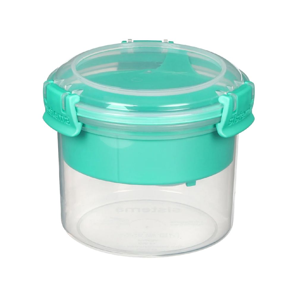 Sistema - Breakfast Bowl To Go With Clip - 530ml - Green