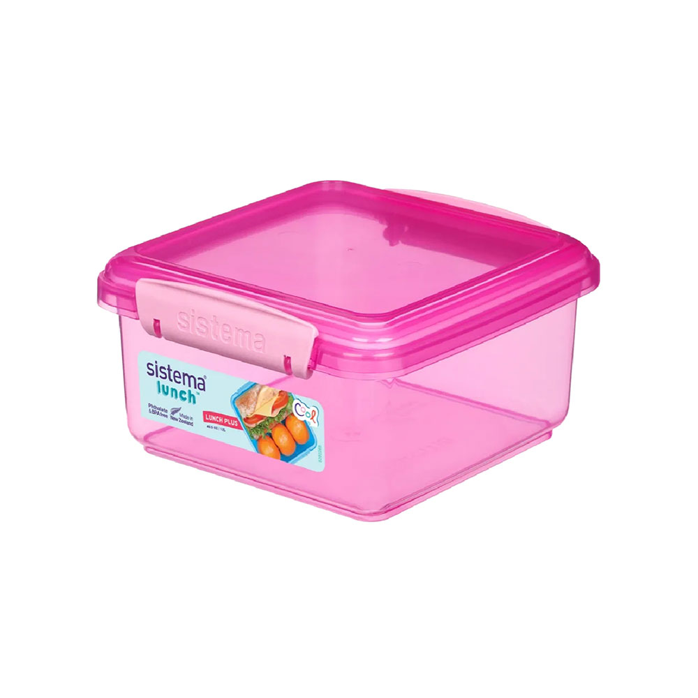 Sistema - Lunch Plus Container - 1.2L - Pink
