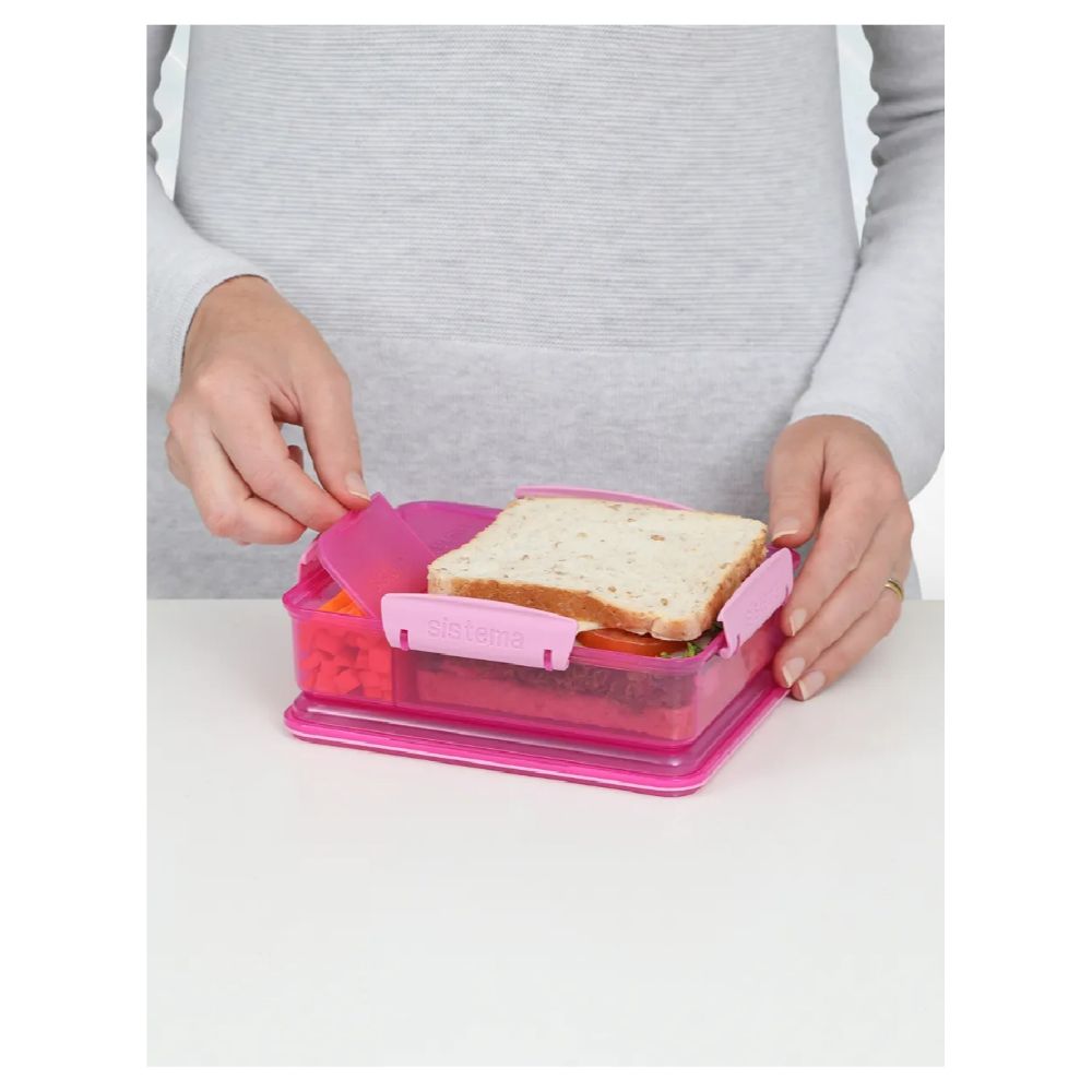 Sistema - Snk Atk Duo 975ml- Pink