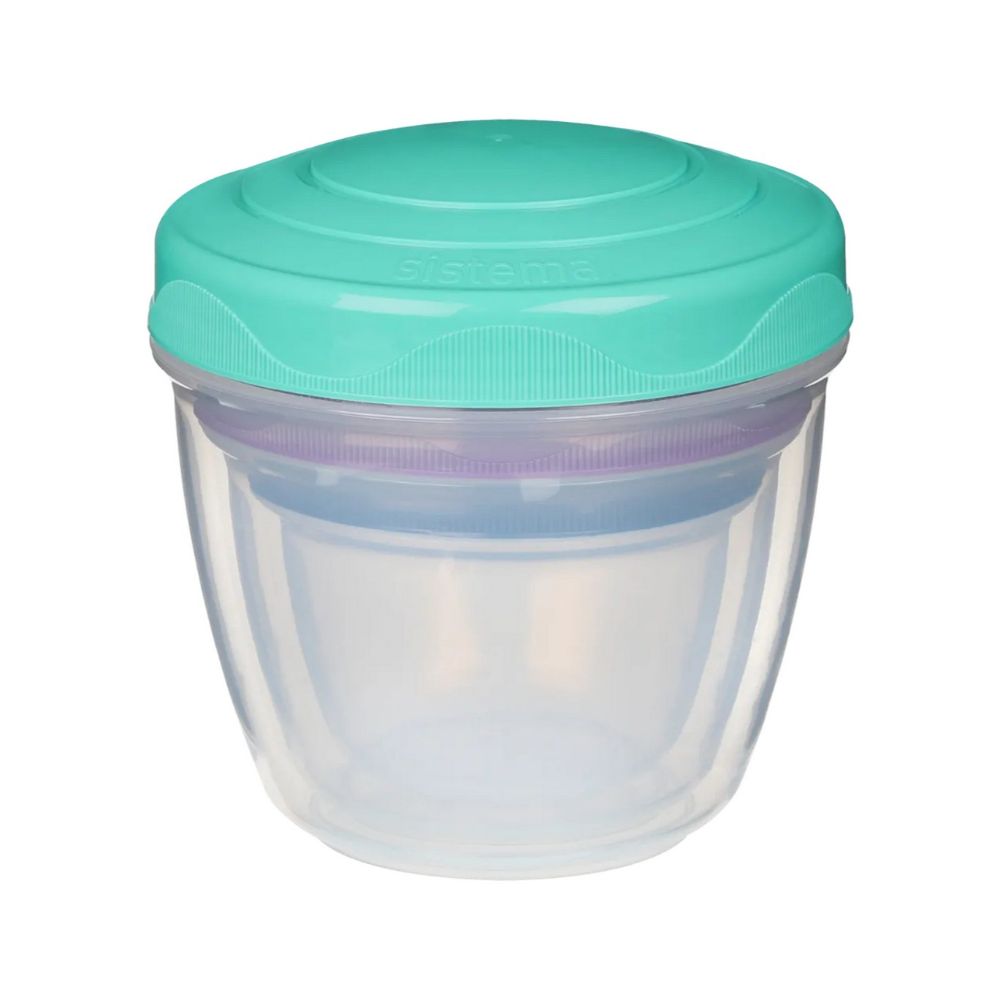 Sistema - Snack N Nest To Go Inner Containers - 3Pcs - Color May Vary