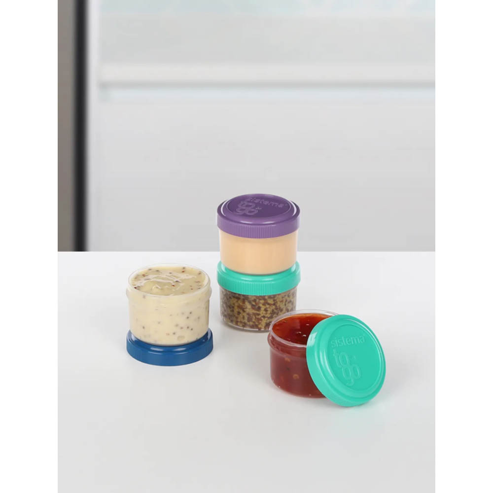 Sistema - Dressing To Go Pack of 4