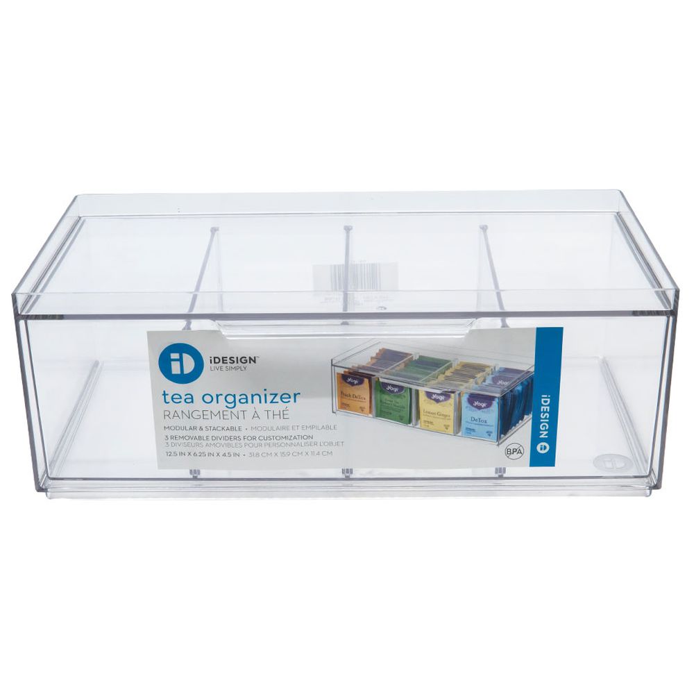 InterDesign - Crisp Tea Storage Organizer Clear