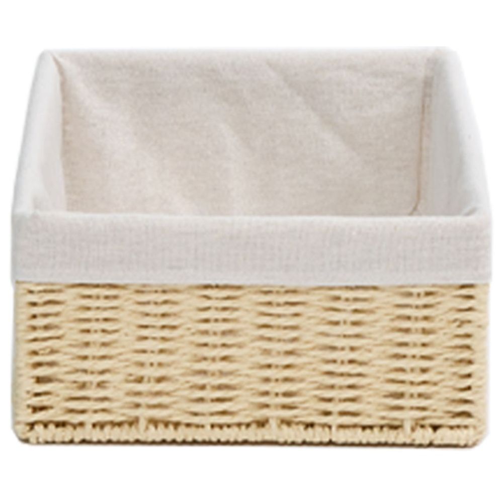 Homesmiths - Large Storage Basket With Liner - Natural