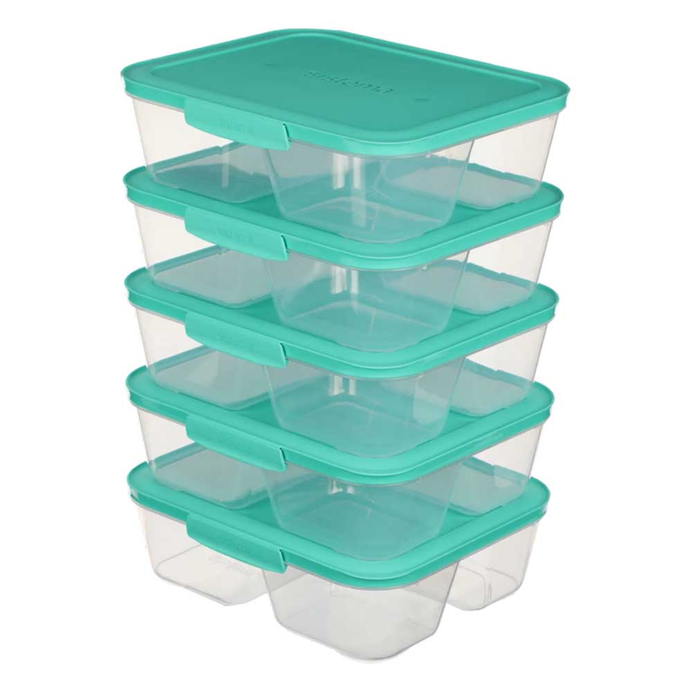Sistema - Meal Prep Nest Containers 1.9L - Set of 5