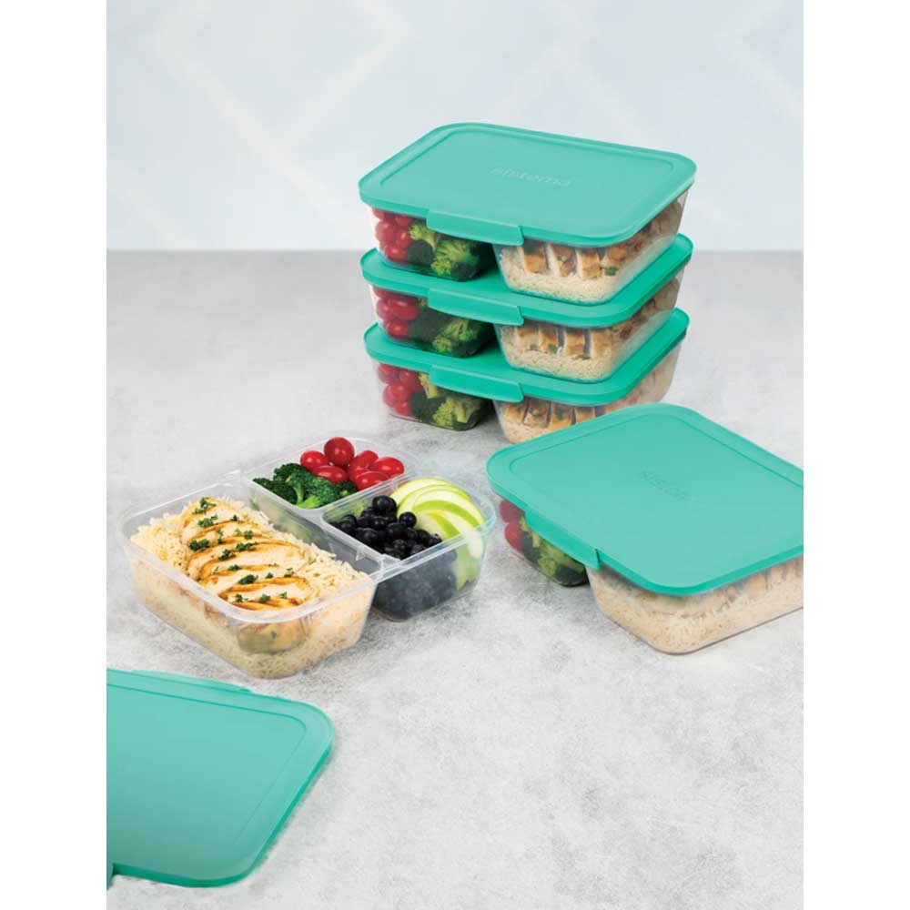 Sistema - Meal Prep Nest Containers 1.9L - Set of 5