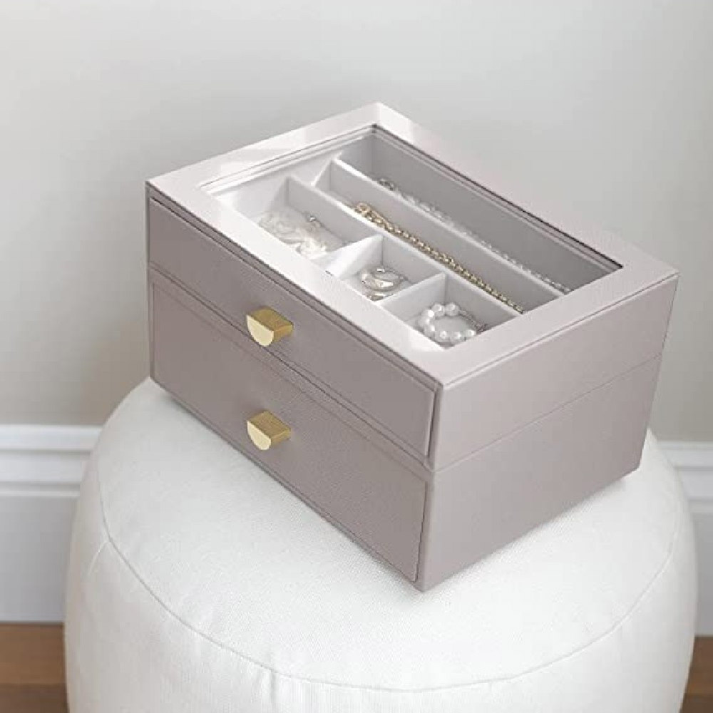 Spectrum - Taupe Classic Drawer - Set Of 2