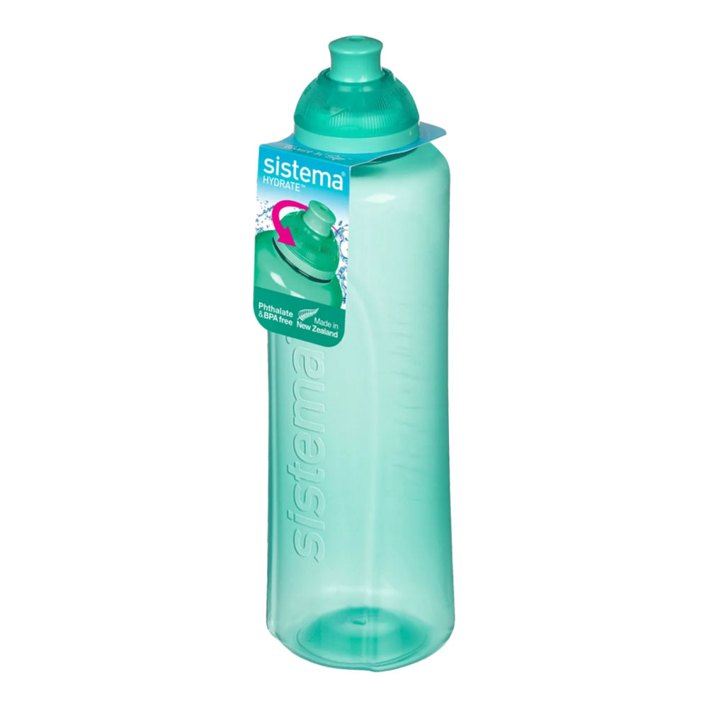 Sistema - Twist n Sip Swift Squeeze Bottle - Green - 480ml