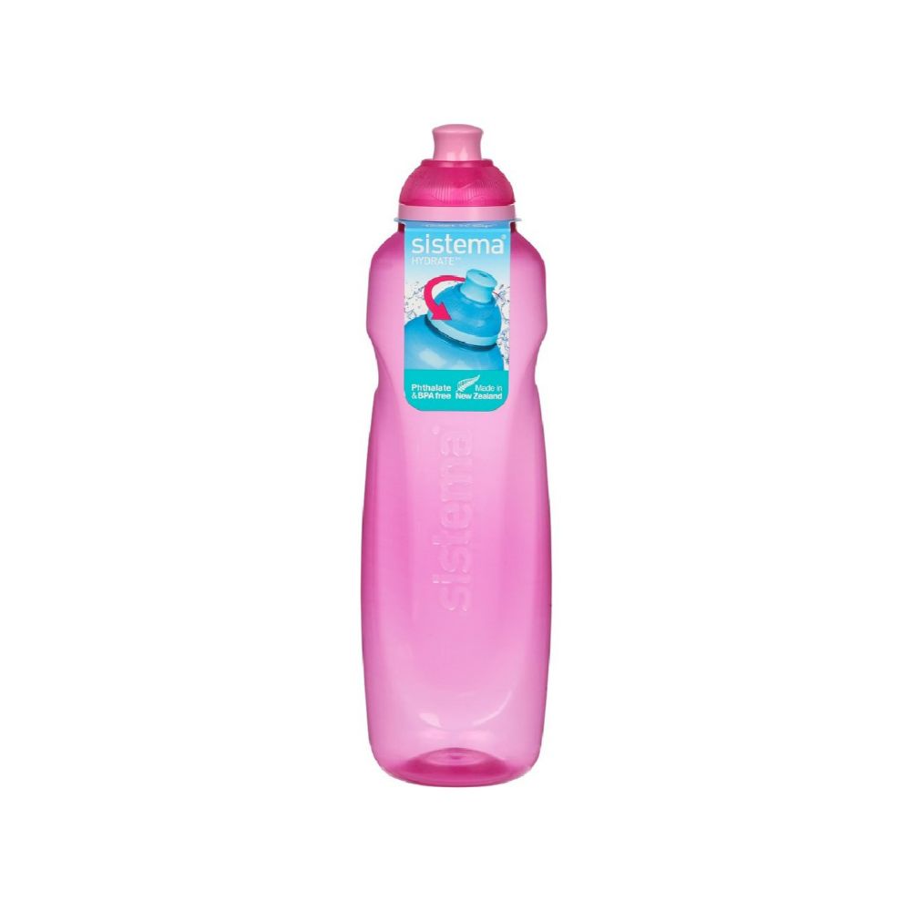 Sistema - Helix Squeeze Bottle - Pink - 600ml