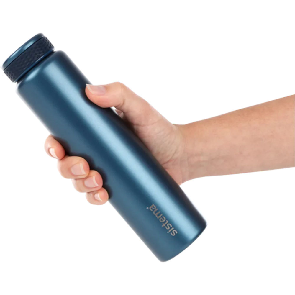 Sistema - Chic Stainless Steel Bottle - Silver - 280ml