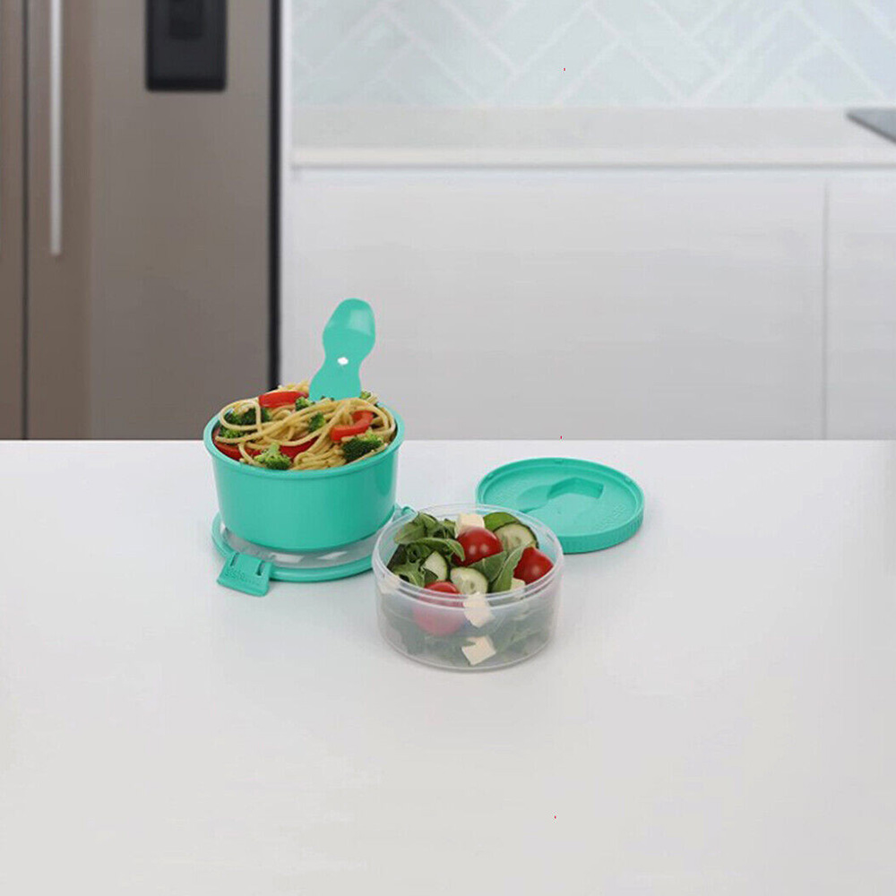 Sistema - Lunch Stack To Go Round - Teal