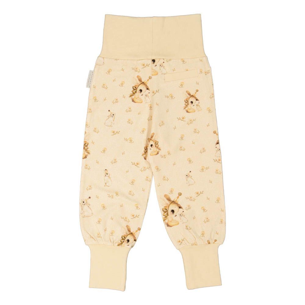 Geggamoja Stella Printed Joggers - Beige