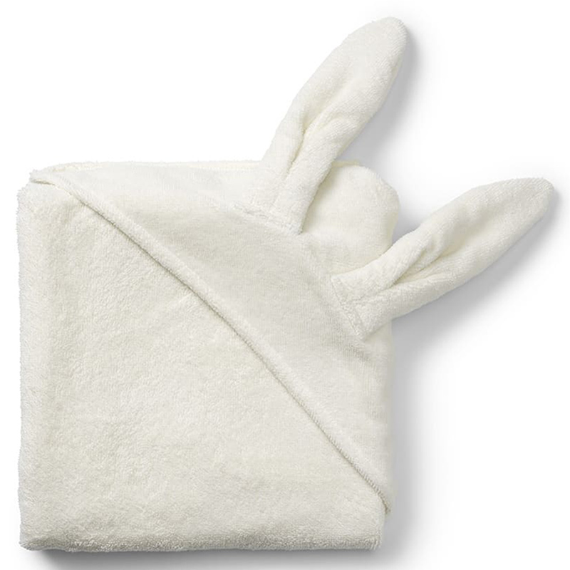 Elodie Details - Bunny Hooded Towel - Vanilla White