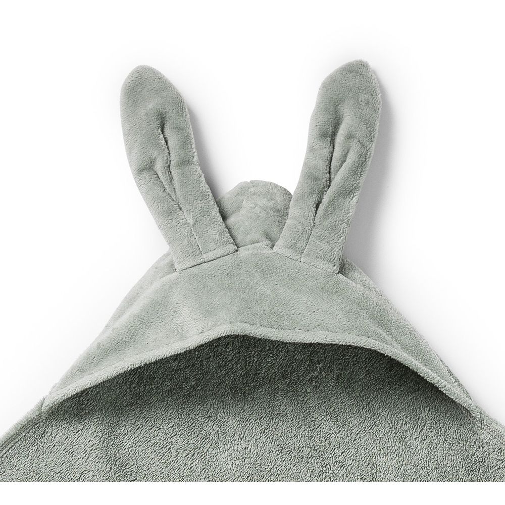 Elodie Details - Hooded Towel - Bunny - Mineral Green