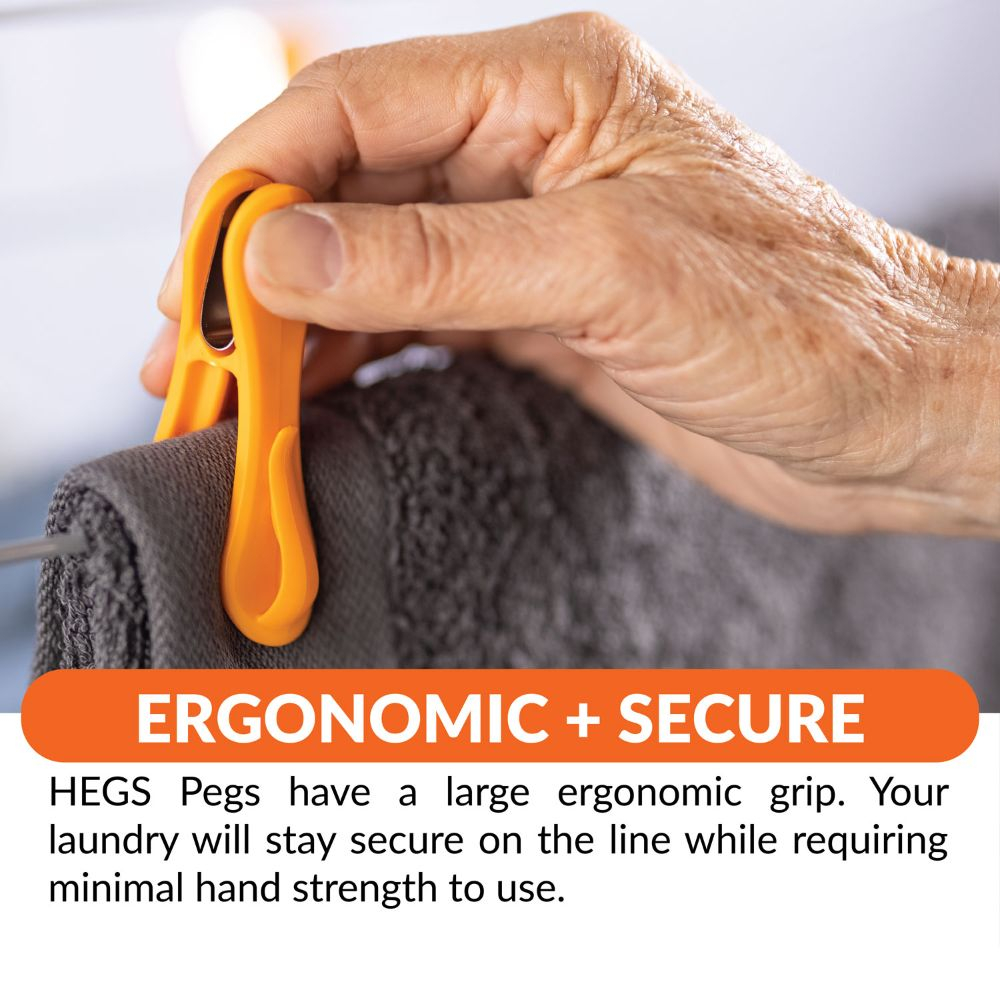 Hegs Pegs - Cloth & Laundry Hanging Clips Pack Of 18