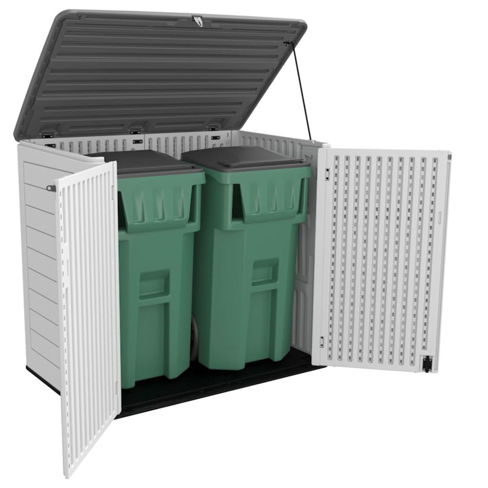 Cameltough - Outdoor Garden Storage Cabinet - White