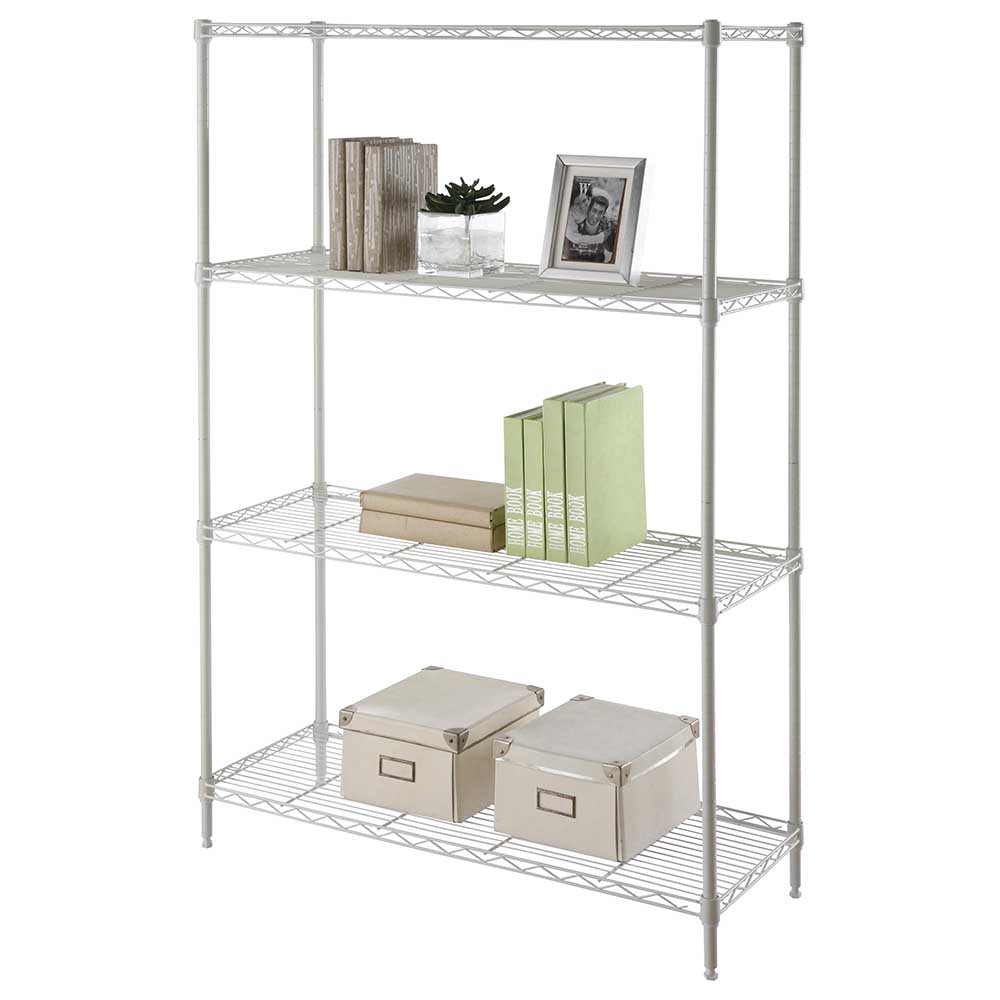 Cameltough - Wire Rack White 4 Shelf
