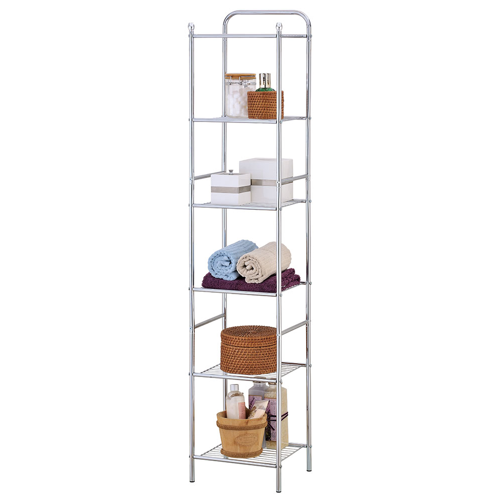 Zenments - 6 Tier Wire Shelf - Chrome