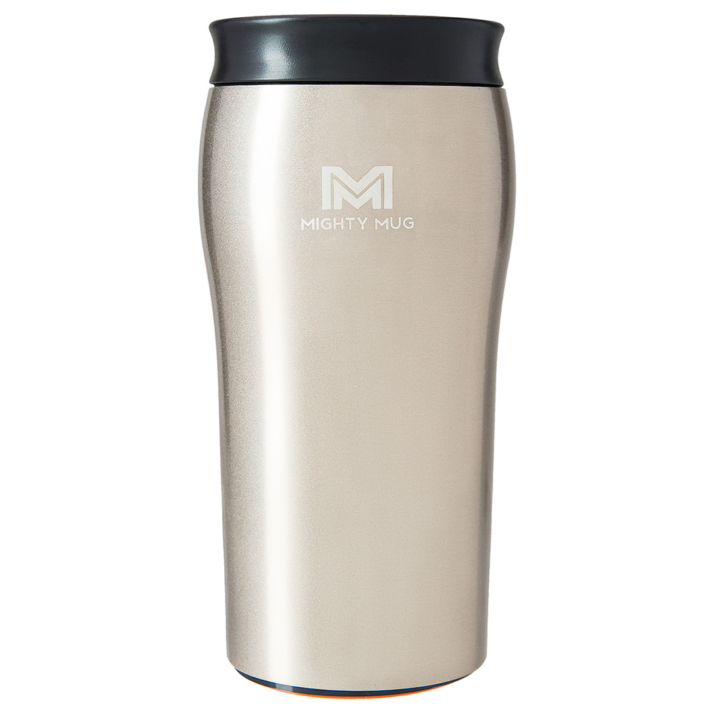 Mighty Mug - Solo Alloy SS Travel Mug- Metallic Beige - 355ml