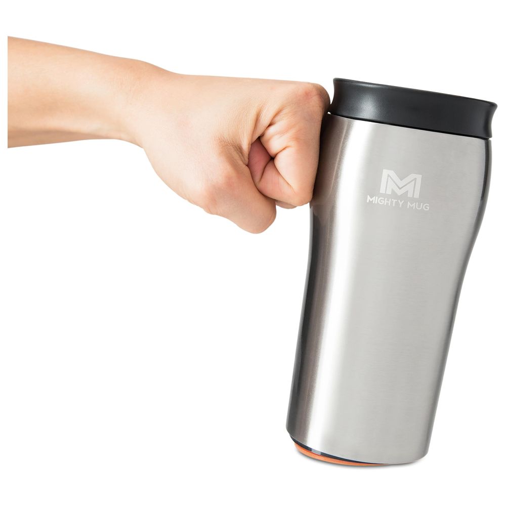 Mighty Mug - Solo SS Travel Mug - Silver - 355ml