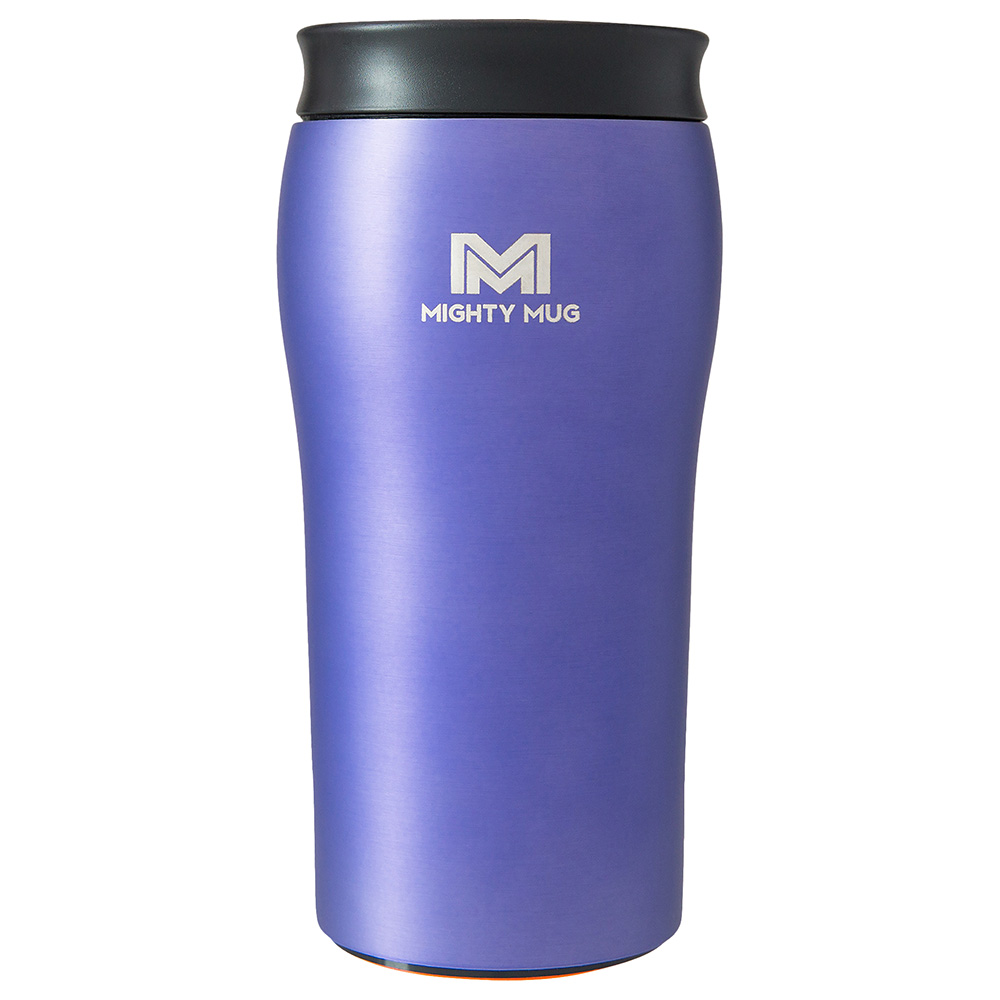 Mighty Mug - Solo Metallic SS Travel Mug - Purple Matte - 355ml