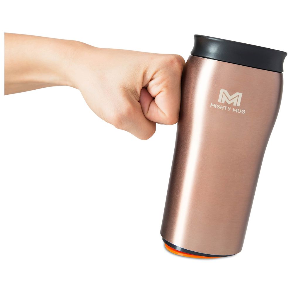 Mighty Mug - Solo SS Travel Mug - Rose Gold - 355ml