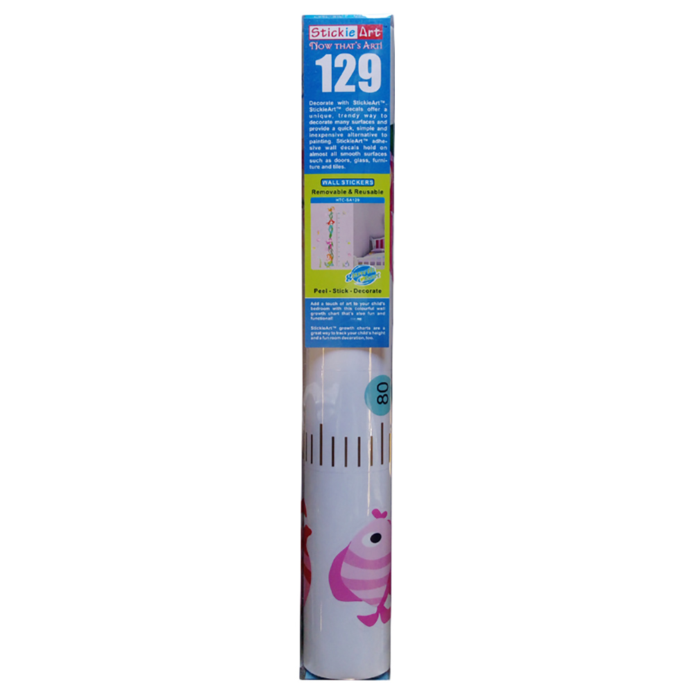 StickieArt - Mermaids Growth Chart Removable Stickers-Medium