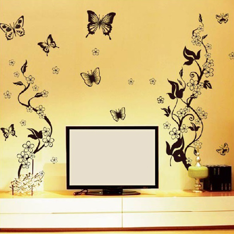 StickieArt - Butterfly Contrast Removable Stickers-Large