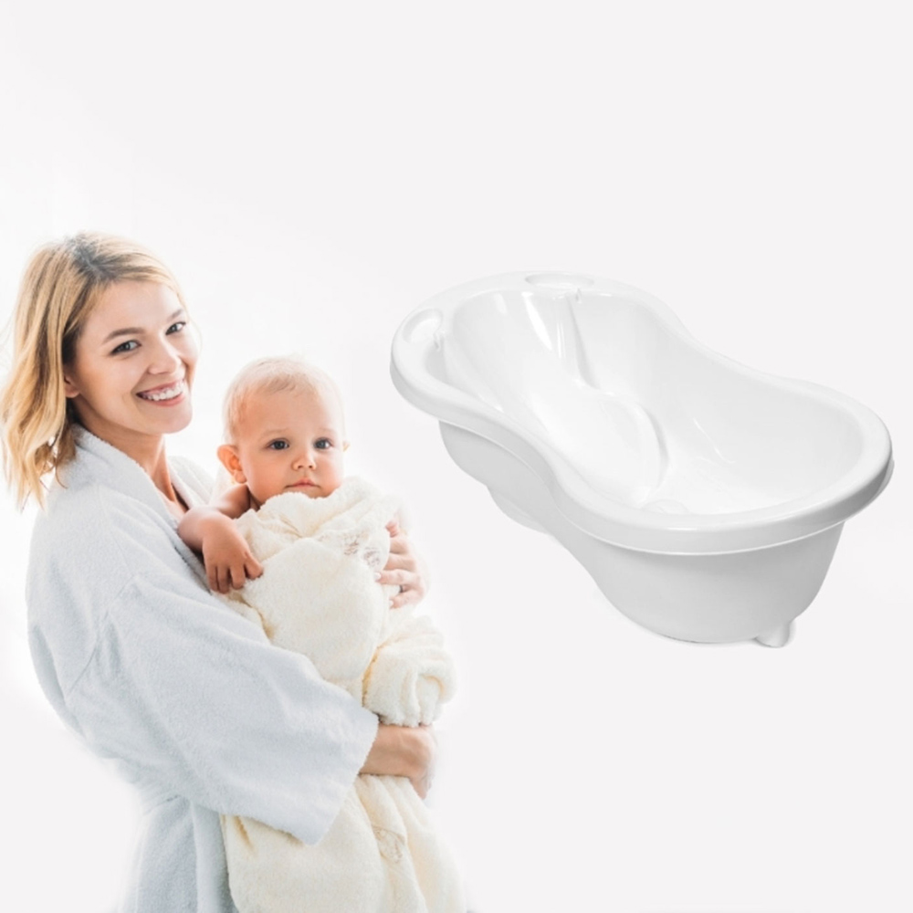 Strata - Deluxe Baby Bath Tub Made In UK - Anti-Slip For Newborns