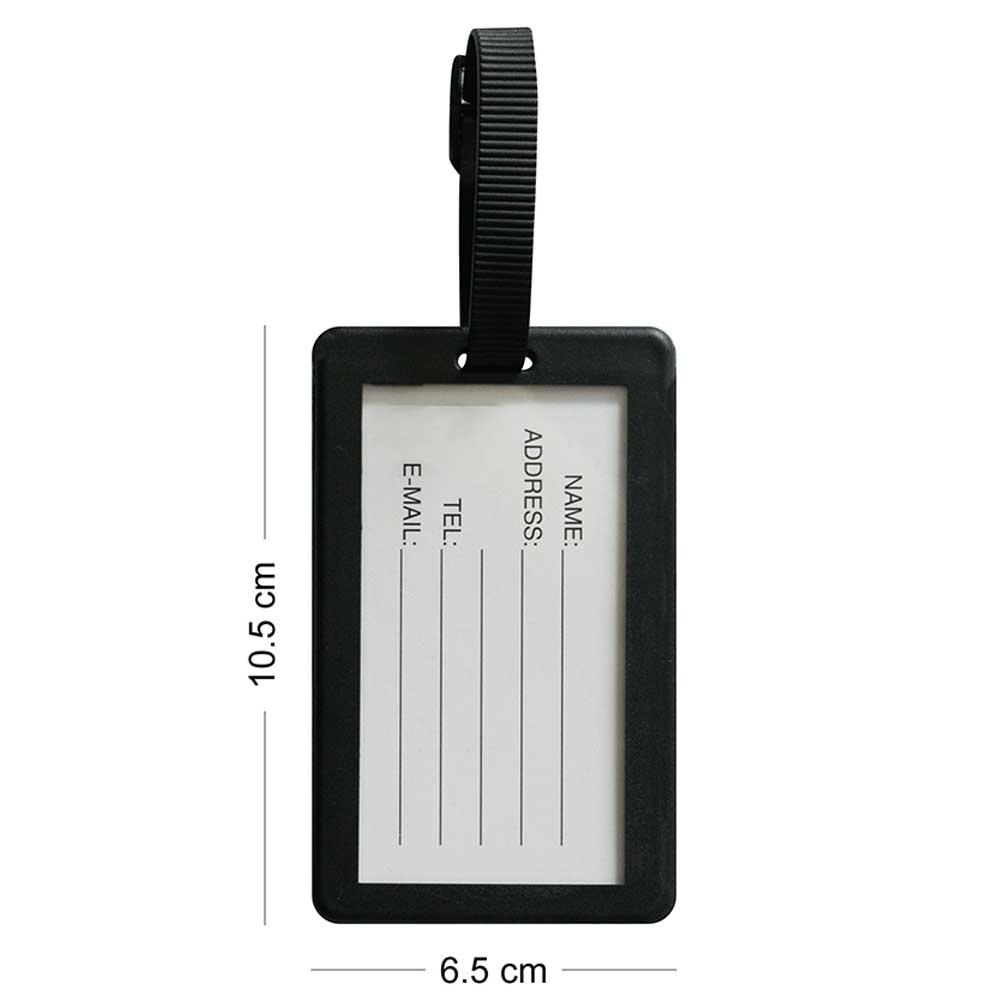 TangoTag - Luggage Tag Zigzag - Yellow & Red