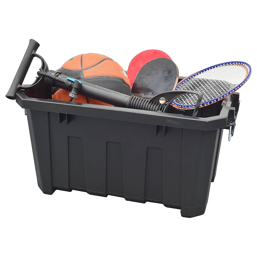 TACTIX - Heavy Duty Storage Box 45L - Black