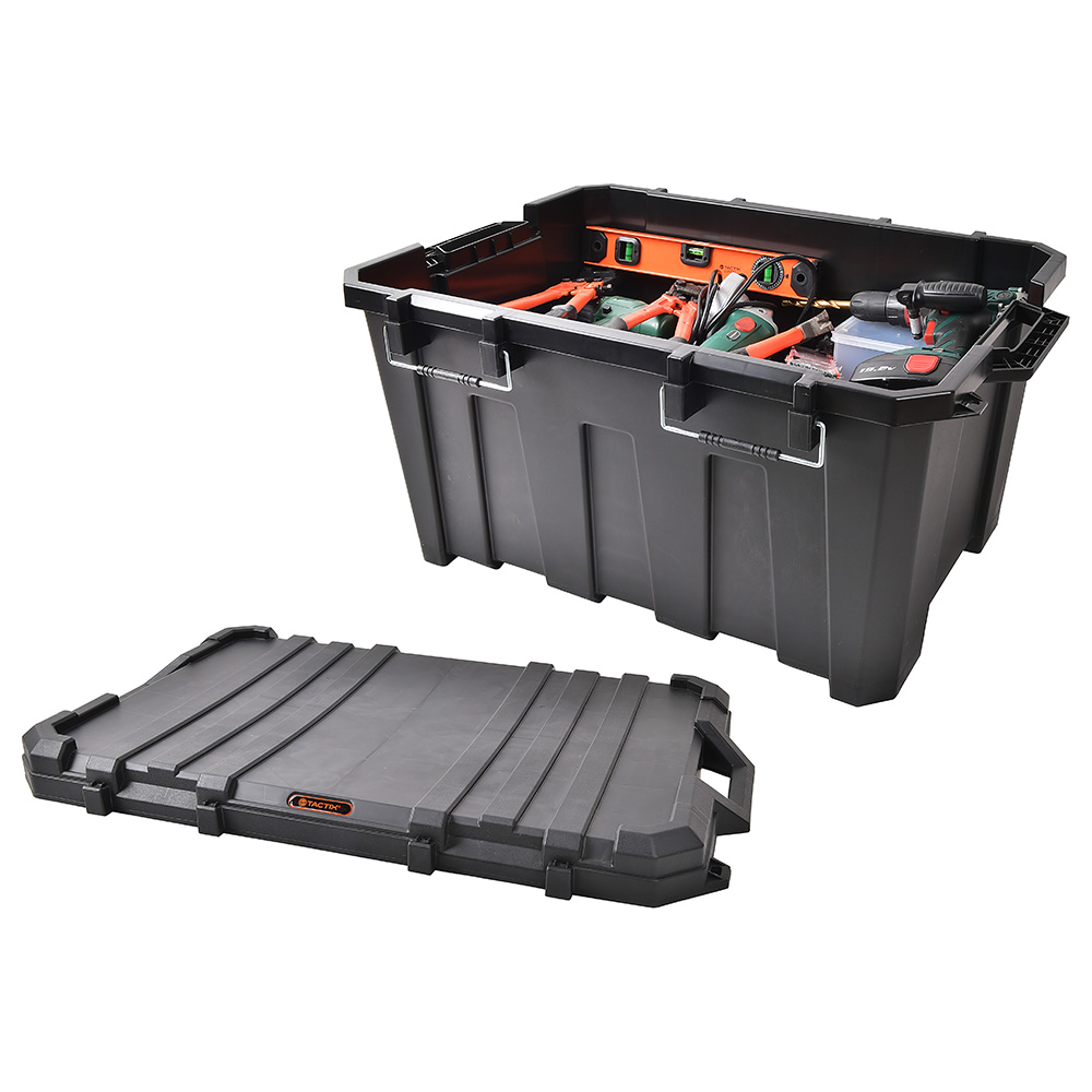 TACTIX - Heavy Duty Storage Box 135L - Black
