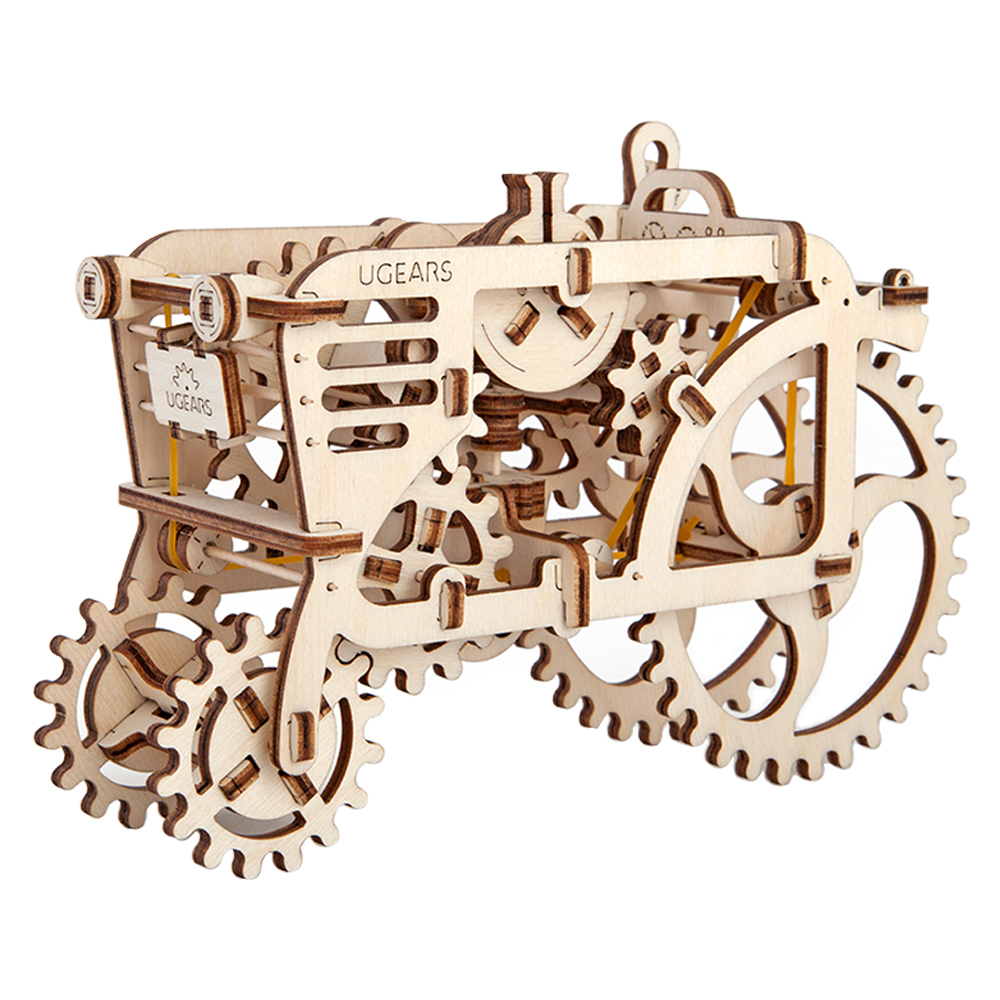 Ugears - Tractor Puzzle - Vintage DIY Mechanical Kit