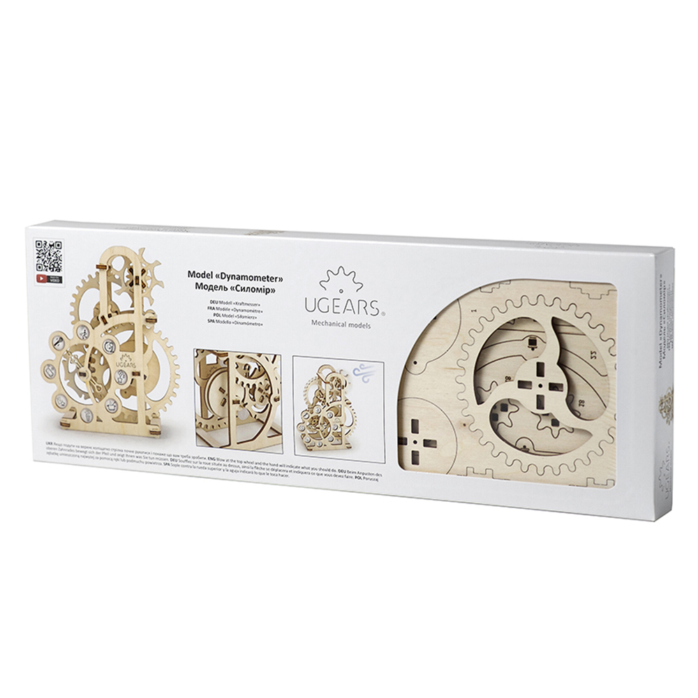Ugears - Dynamometer - 3D DIY Mechanical Puzzle Gift