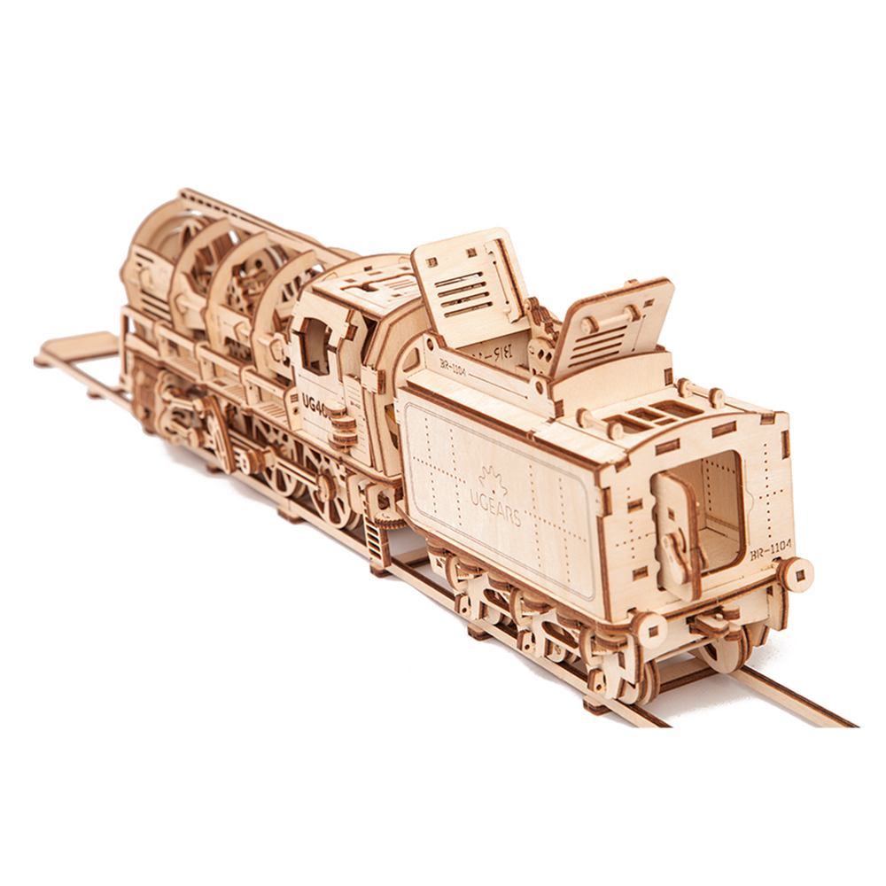 Ugears - Steam Train - 3D DIY STEM Locomotive Puzzle Gift