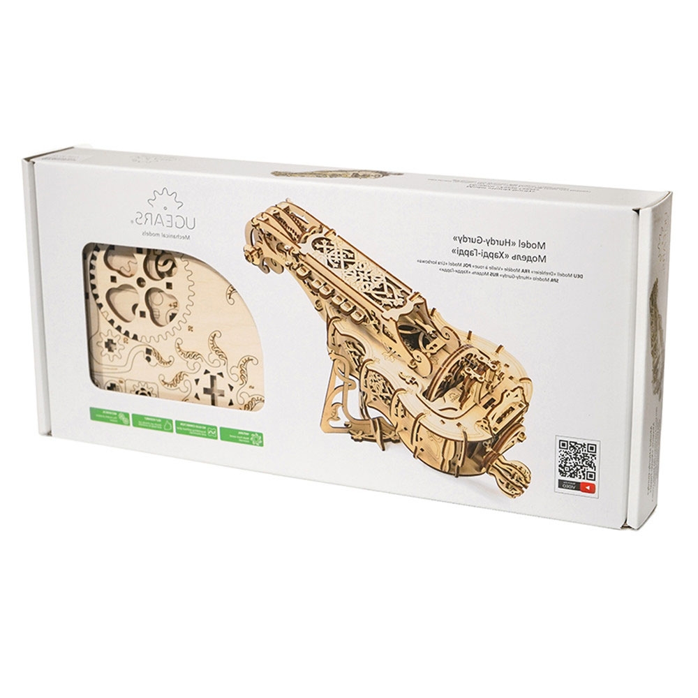 Ugears - Hurdy Gurdy - DIY Musical Mechanical Puzzle Gift