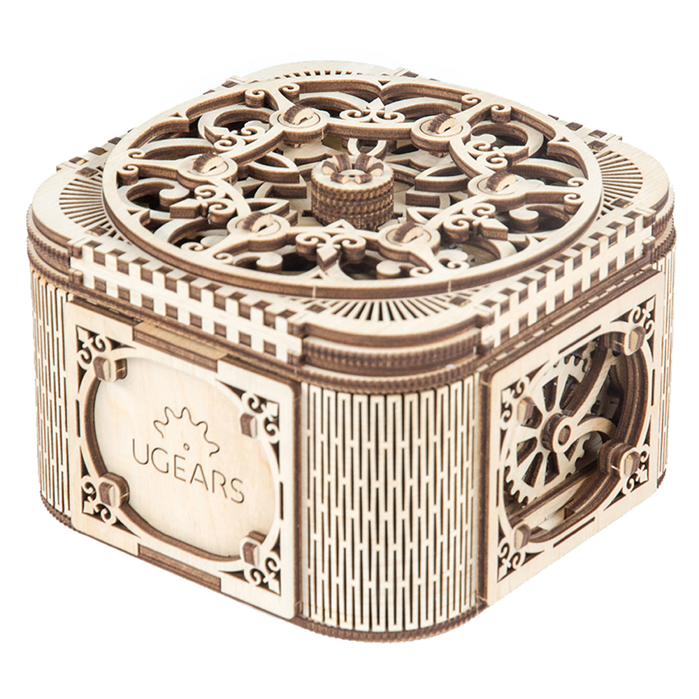 Ugears - Treasure Box - 190-Part DIY Puzzle Woodcraft