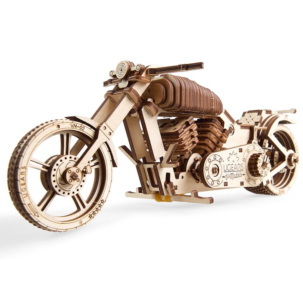 Ugears - Bike VM-02 - 3D Mechanical Puzzle Gift for Adults