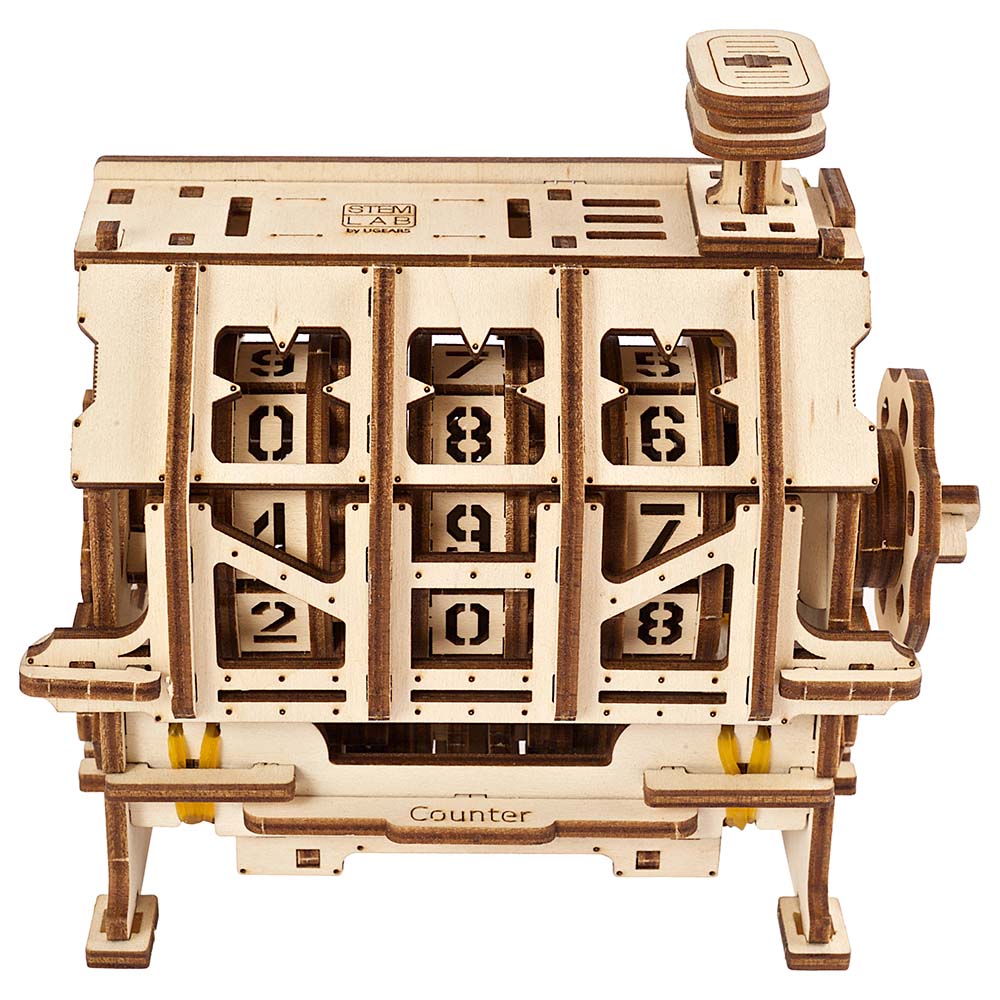 Ugears - STEM Lab Counter - DIY Engineering Puzzle Kit