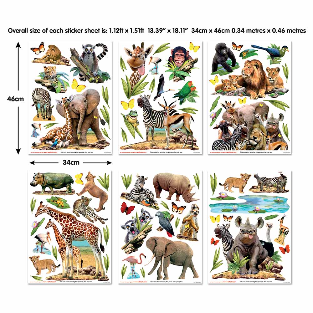 Walltastic - Jungle Safari Room Decor Kit