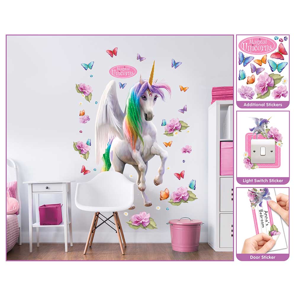 Walltastic - Magical Unicorn Large Character Sticker