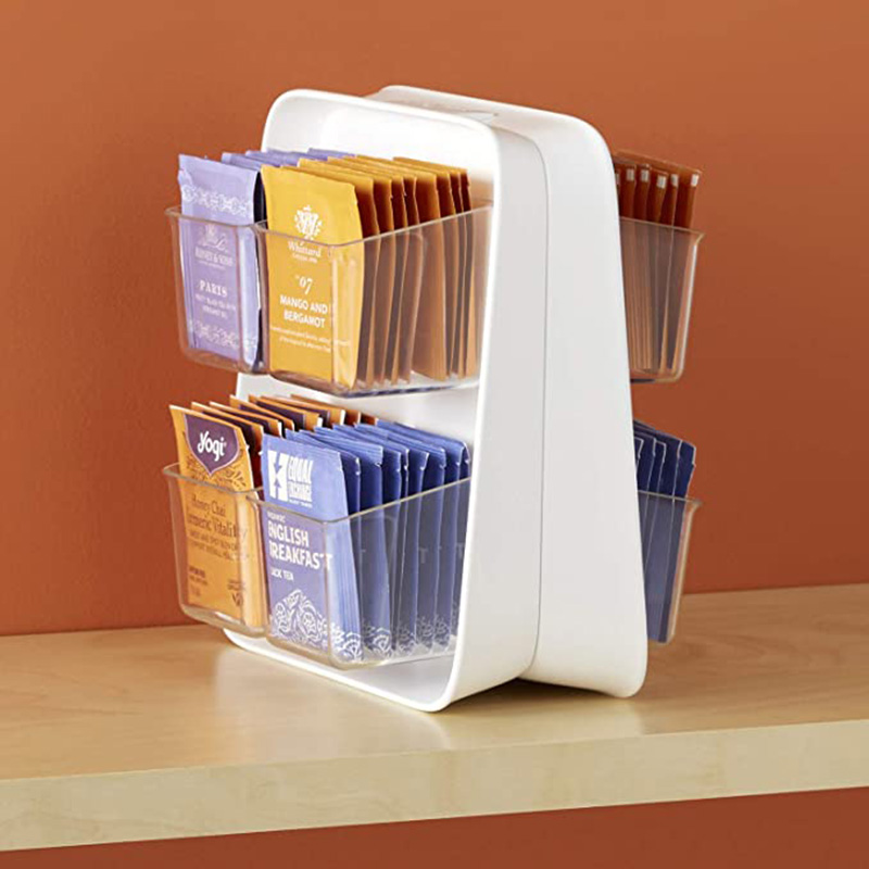 YouCopia - TeaStand Tea Bag Organizer With Removable Bins