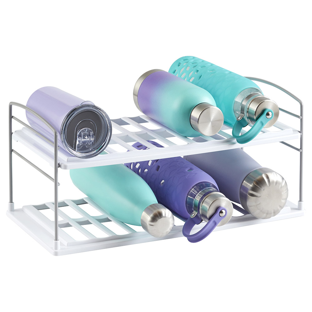 Youcopia - Upspace Water Bottle Organizer - 2 Shelf - White