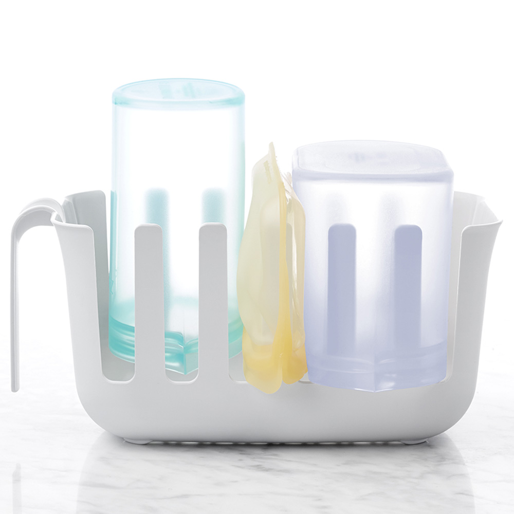 Youcopia - Dry+Store Reusable Silicone Bag Storage Rack - White