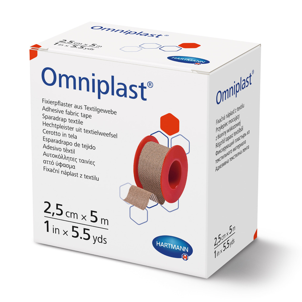 Hartmann - Omniplast Zinc Oxide Adhesive Tape 2.5 cm x 5 m